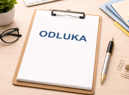 Odluka o prijemu u radni odnos na neodređeno vrijeme na radno mjesto odgojitelja/ice